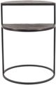 A & B Home 2-Tire Wenge Twin Table-1