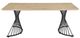 Coaster® Altus Natural Oak Dining Table with Gunmetal Base-1
