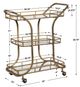 Uttermost® Stassi Gold Serving Cart-2