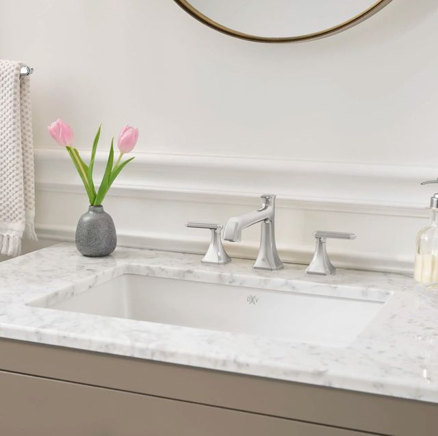 DXV Belshire® Polished Chrome Lever Handles Only for Widespread Bathroom Faucet-1