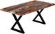 Corcoran Importation Zen 72" Live Edge Gray Sheesham Table Top-0