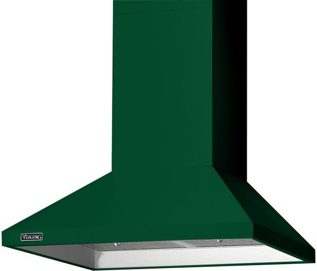 Viking® 3 Series 36" Ivy Wide Chimney Wall Hood with Ventilator-0