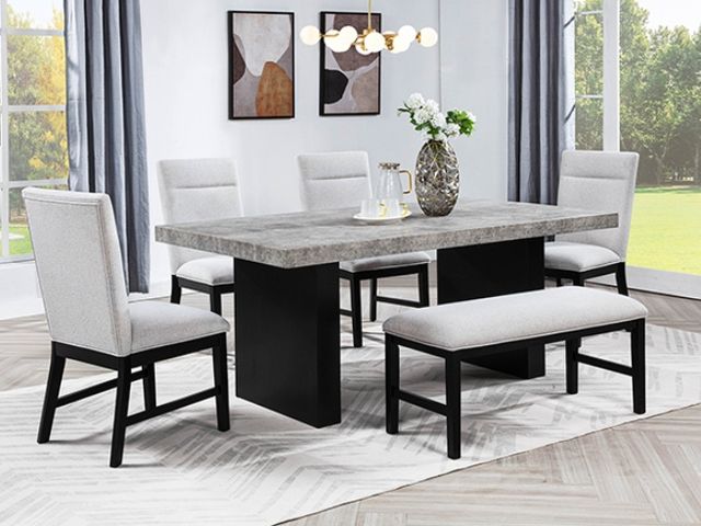Crown Mark Sebastian Gray Side Chair-1