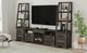 Elements International Park Ridge Charcoal 82'' TV Console with Fireplace Insert-1