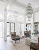 Currey & Company Bevilacqua Silver Leaf Large Chandelier-2
