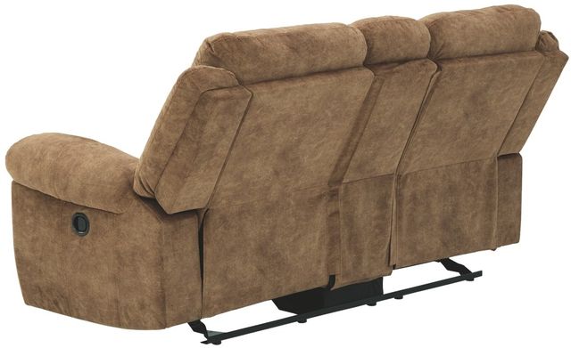 Signature Design by Ashley® Huddle-Up Nutmeg Double Reclining Loveseat with Console-3