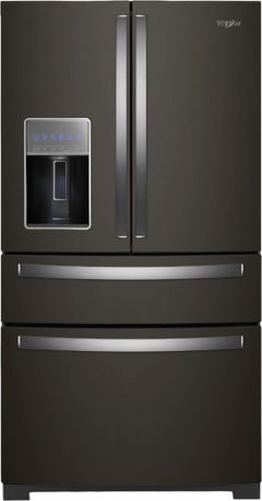 Whirlpool® 36 in. 26.0 Cu. Ft. Black Stainless French Door Refrigerator