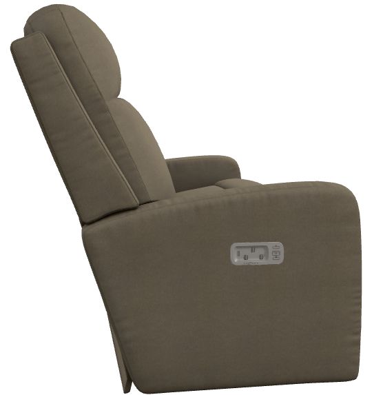 La-Z-Boy® Finley Driftwood Power Reclining Loveseat with Headrest-3