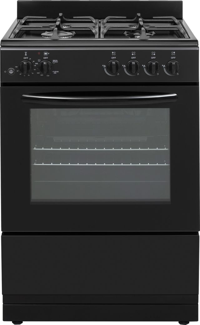 Element® 24" Black Freestanding Gas Range-3