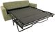 International Furniture Direct Mellow Green Queen Sleeper Sofa-1