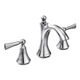 Moen® Wynford Chrome Two-Handle High Arc Bathroom Faucet-0