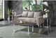 Elements International Nadia 3-Piece Oak Chrome Table Set-0