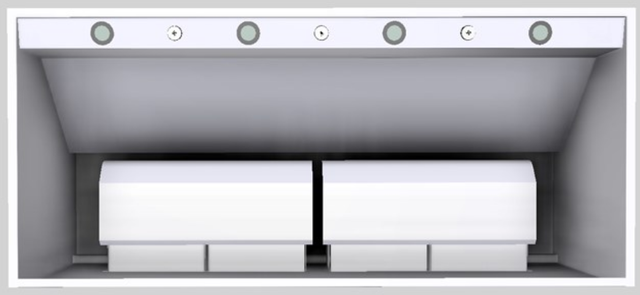 Vent-A-Hood® 54" White Wall Mounted Range Hood-3