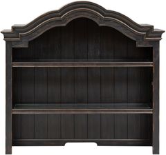 Liberty Furniture Chesapeake Wire Brushed Antique Black Credenza Hutch