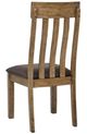 Signature Design by Ashley® Urbinforte Light Brown Upholstered Dining Side Chair-4