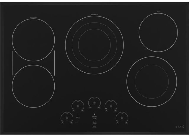 Café™ 30" Black Built In Electric Cooktop-0