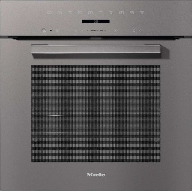 Miele 24" Graphite Grey Single Electric Wall Oven -0