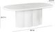 TOV Furniture Elika White Oval Dining Table-2