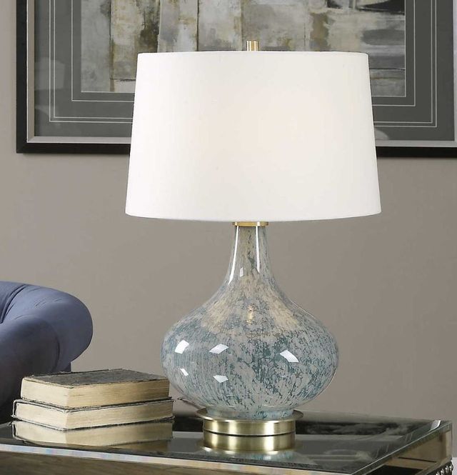 Uttermost® Celinda Light Blue Gray Table Lamp-1