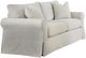 Fusion Furniture 9901 Sutton Sand Slipcovered Loveseat-0