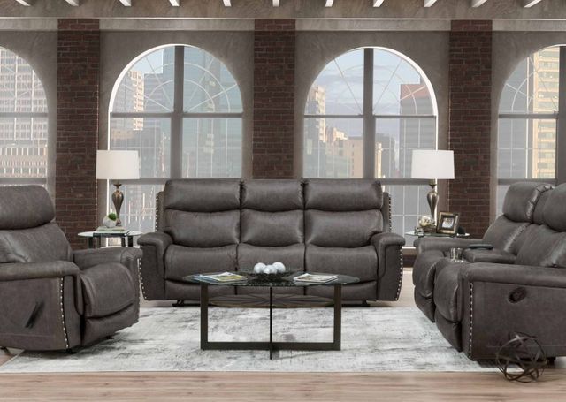 Franklin™ Brixton Holster Steel Manual Reclining Sofa-2