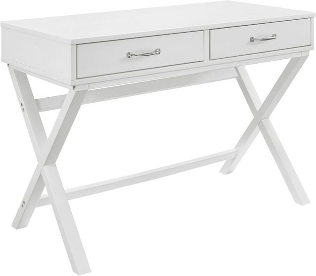 Linon Penney White Writing Table -1