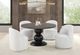 Furniture of America® Essen Espresso Round Dining Table with Black Base-1