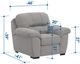 Catnapper® Dutton Smoke Chair-2