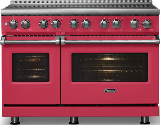 Viking® 5 Series 48" Valentine Pro Style Induction Range with Polished Chrome Trim-2