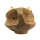 A & B Home 20" Brown/Gold Plate -4
