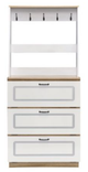 ACME Furniture Hewett Light Oak/White Hall Tree-1