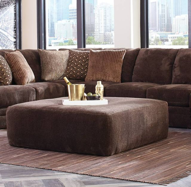 Jackson Furniture Mammoth Chocolate 51" Cocktail Ottoman-3