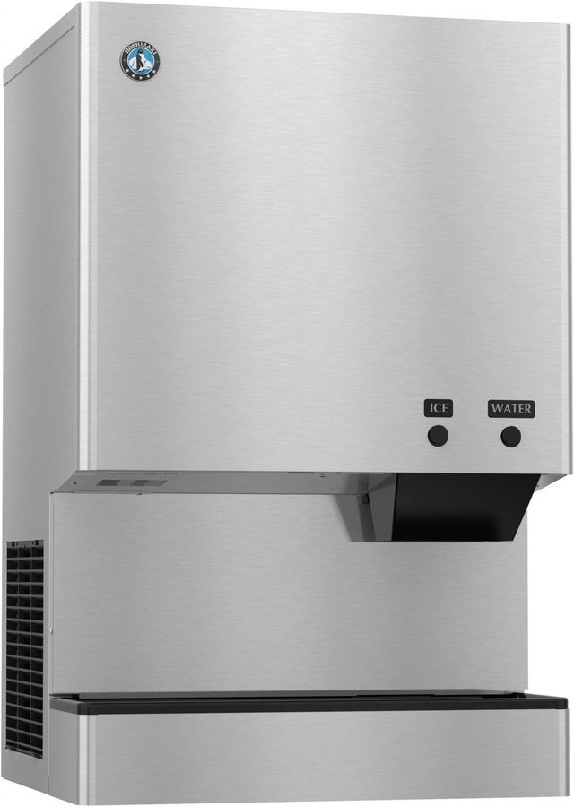 Hoshizaki 26" 321 lb. Stainless Steel Counter Top Cubelet Icemaker Dispenser-0