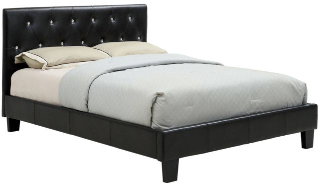 Furniture of America® Velen Black California King Platform Bed-0