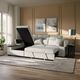 New Classic® Home Furnishings Wexler 2-Piece Natural Left-Arm Facing Sleeper Sectional-2