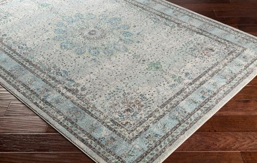 Surya Aberdine Blue 2'x3' Throw Rug-3