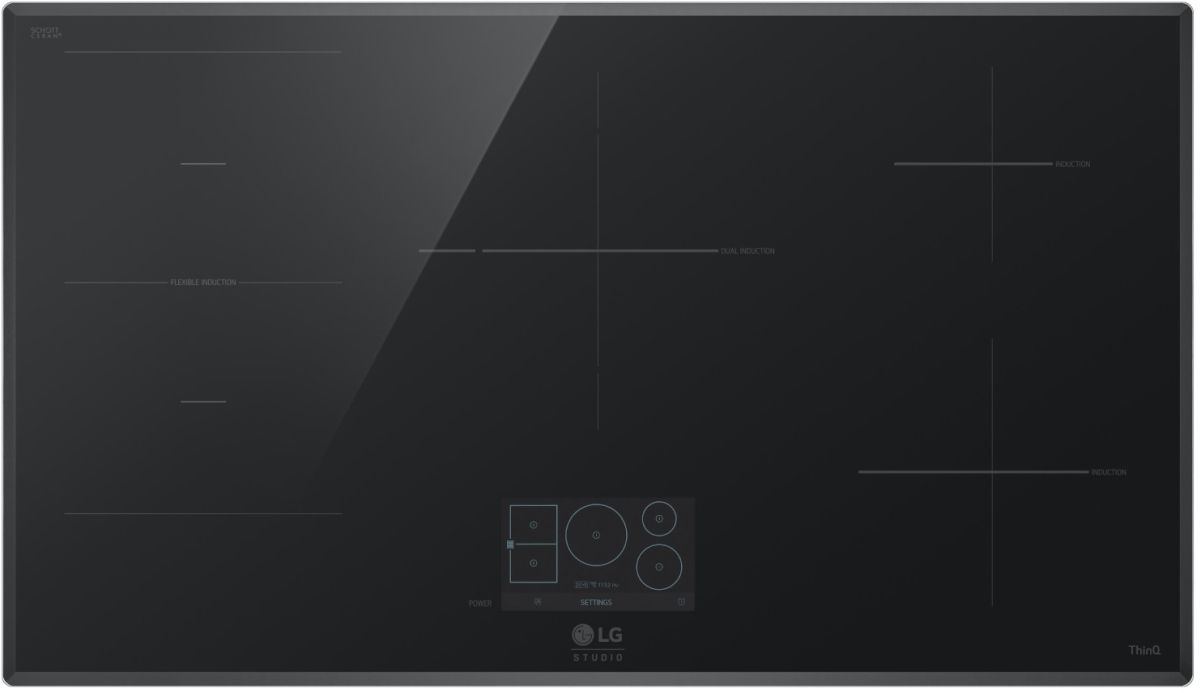 LG Studio 36" Black Induction Cooktop