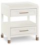 Bassett® Furniture Tidewater Hampton White Bedside Table-0