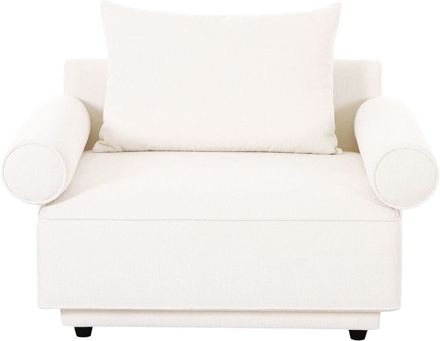 Moe's Home Collection Rosello White Armchair-1
