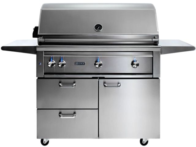 LYNX® Professional 3-Burner Stainless Steel Freestanding Natural Gas Grill with All Trident Infrared Burners and Rotisserie-0