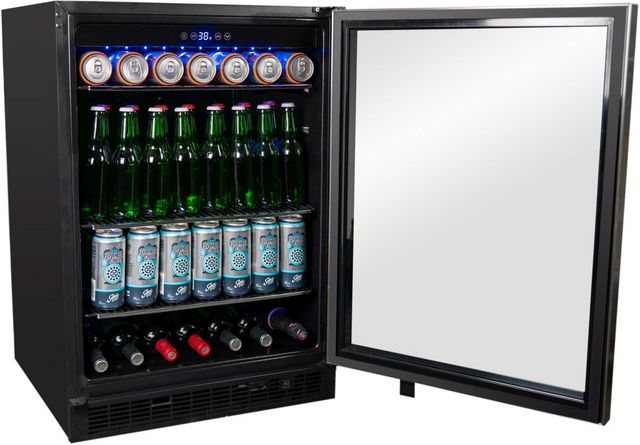 Danby® 24" 5.7 Cu. Ft. Stainless Steel Built In Beverage Center-10