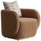 Michael Amini® Ariana Caramel/Gold Chair-0