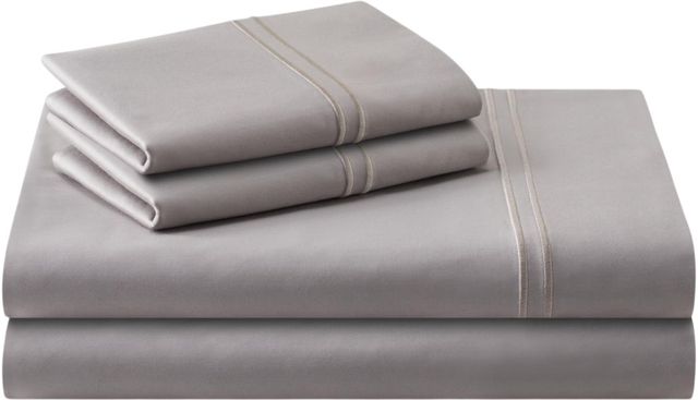 Malouf® Woven™ 2-Piece Smoke Supima® Premium Cotton California King Sheet Set-0