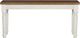 Powell® Willow Honey Brown/Vanilla White Bench-3