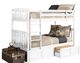 Kodiak Furniture Claire White Twin Storage Bunkbed -0