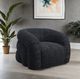 Furniture of America® Freja Black Swivel Chair-1