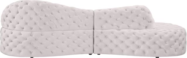 Meridian Furniture Royal 2-Piece Cream Small Spaced Sectional-3