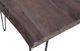Jofran Inc. Nature's Edge Slate End Table with Black Base-4