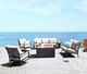 CabanaCoast® Customizable Carleton Aluminum Outdoor Loveseat-4