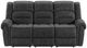 Emerald Home Baldwin Slate Gray Manual Sofa-1